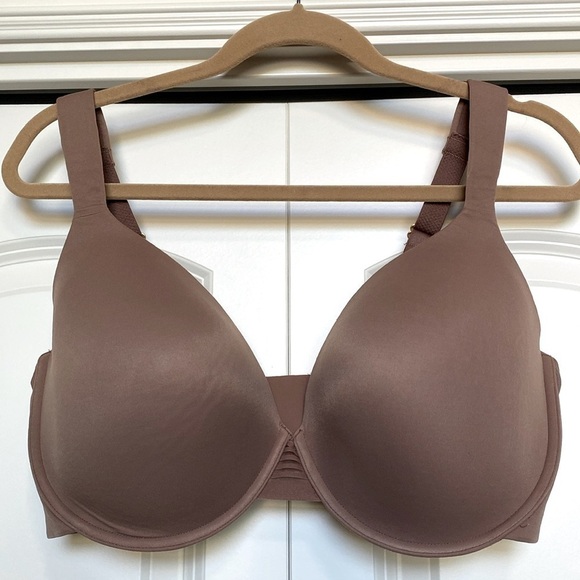 NWOT JoySpun T Shirt BRA Women's Plus size 40DDD Underwire Full Coverage Brown - Picture 1 of 7